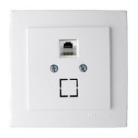 Nilson TOURAN  роз. компьют. СУ 1 мест. бел. (RJ45, кат. 5е) 24111044