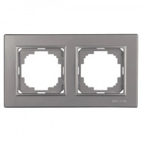 Nilson рамка 2 мест. ALEGRA  антрацит 25160092