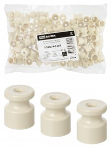 TDM РЕТРО Изолятор (ABS-пластик) сл. кость (уп. 100 шт, цена за шт.) SQ2804-0103