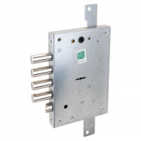 Гардиан Замок врезной тяжелый 2112 5кл ЗЩ без торц.планки, с/т, б/о, б/накладок  м/о 85 (5)