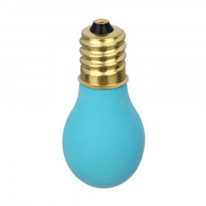 Ластик фигурный в форме лампочки, ТПР, 4 цвета, 4,3х2х2 см
