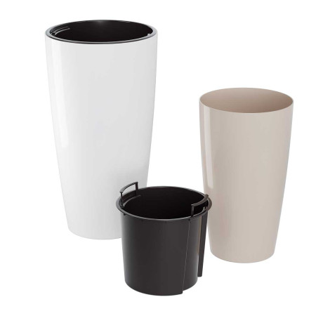 Кашпо РОНДО 15/35 л бежевый БШ8880 х1