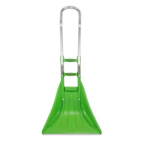 Движок для уборки снега пластиковый, 670 х 530 х 1410 мм, алюминиевая рукоятка, Сибртех