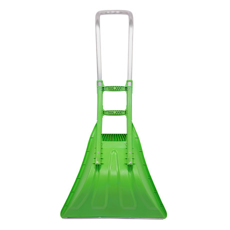 Движок для уборки снега пластиковый, 670 х 530 х 1410 мм, алюминиевая рукоятка, Сибртех