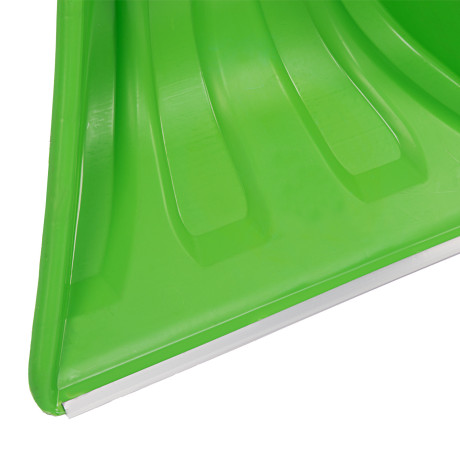 Движок для уборки снега пластиковый, 670 х 530 х 1410 мм, алюминиевая рукоятка, Сибртех