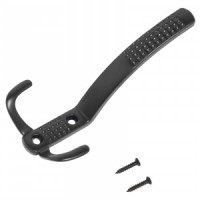 Крючок-вешалка мебельн 3-рожк StahlBuro 212A BL матовый черный Инд.уп. на подвесе (200,50)