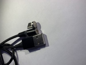 Кабель зарядки с магнитным отсоед. наконечн. 8-pin для Apple, длина 1м, до 2 А, черн. (iK-510mt-2)