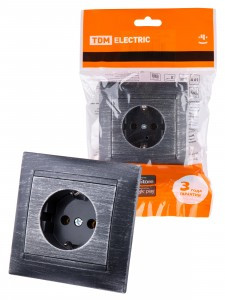 TDM Лама роз. СУ 1 мест. 16А (земля) старинное серебро SQ1815-0664