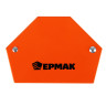 ЕРМАК Угольник магнитный для сварки, 11кг. углы 30, 45, 60, 75, 90, 135