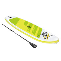 BestWay SUP-доска СИ-БРИЗ весло, руч. насос, рюкзак, трос, плавник) 3,05м*84см*12см, 65340