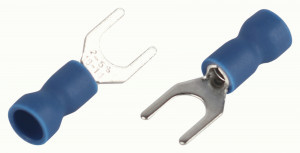 ЭРА Наконечник вилочный изолир. НВИ 1-2,5 мм2 d5мм синий (уп.50 шт, цена за уп. ) 63328