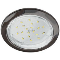 Ecola GX53 H4-GL св-к глубокий Черный хром 48x106 FB53GLECB (10!)