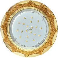 Ecola GX53 H4 DL3902 св-к Звезда под Стеклом Золотой блеск/золото 38x106 FY53STECB (10!)