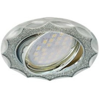 Ecola MR16 GU5.3 DL36s св-к поворот. Звезда под стекл. Серебряный блеск/Хром 26x84 FS1623EFY (10!)