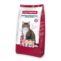 Счастливчик Корм для стерилизованных кошек 5 кг Индейка с рисом 5646