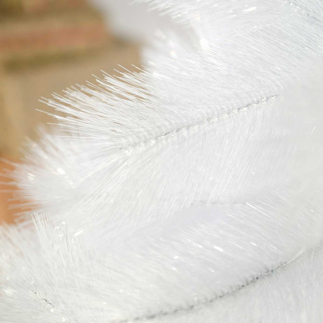 Елка HJ180-87 180 см БЕЛАЯ 160 веток пластиковая подставка