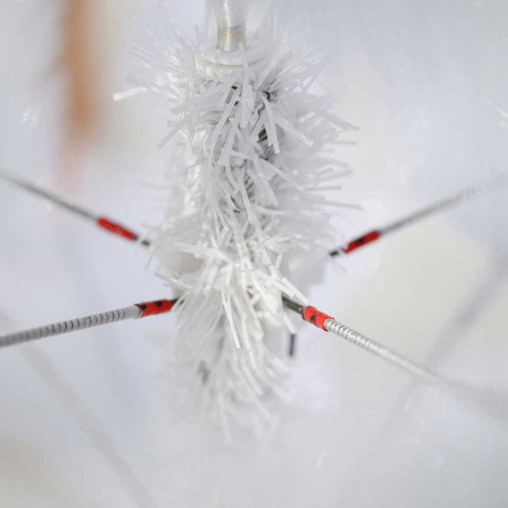 Елка HJ180-87 180 см БЕЛАЯ 160 веток пластиковая подставка