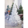 Елка HJ180-87 180 см БЕЛАЯ 160 веток пластиковая подставка