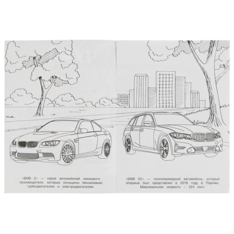 УМКА Раскраска "Чудо-раскраска", бумага, 21,4х29 см, 8 стр., 10 дизайнов