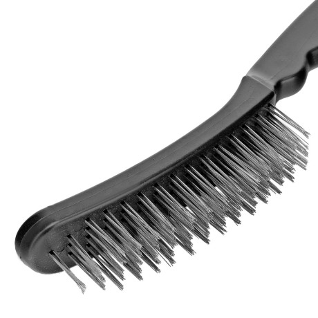 Щетка пятирядная металлическая с пластмассовой ручкой Sparta