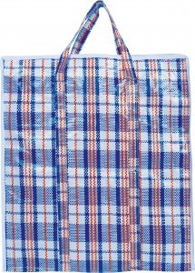 Сумка хозяйственная Клетка 50*45*20см, полипропилен 8580 Рыжий Кот