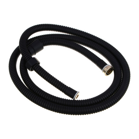 RAIN Шланг для душа, 150см, 1/2"(Имп)-1/2"(Имп), сталь, латунь, EPDM, антитвист, черный