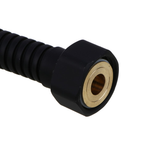 RAIN Шланг для душа, 150см, 1/2"(Имп)-1/2"(Имп), сталь, латунь, EPDM, антитвист, черный
