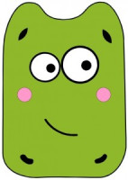 LEEK NL-855 ночник 0,6W 5LED, кроха, зеленый, 220V, пластик, с датчиком, диммер