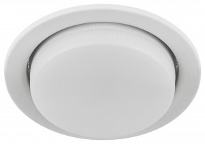 ЭРА GX53 KL70 SWH св-к встр. d100x20(врез.d90) белый матовый ультратонк   61188