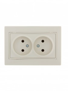 Lezard Мира роз. СУ 2 мест. 16А крем. (керамика, корпус PC) 701-0303-128