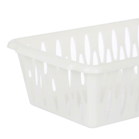 Корзинка для хранения Keeplex Light XS 19,5х10х5см, пластик, белое облако