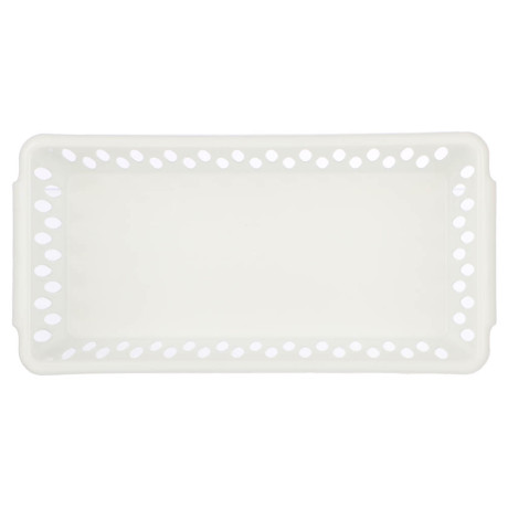 Корзинка для хранения Keeplex Light XS 19,5х10х5см, пластик, белое облако