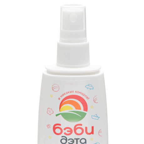 Спрей от комаров БЭБИДЭТА АКВА 100мл гипоалергенный Х24