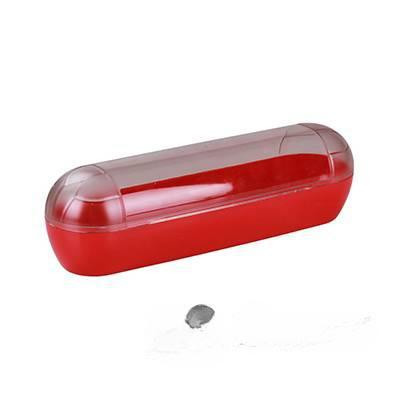 Контейнер для колбасы 250 х 70 х 70 (прозрачный-красный) БШ5025