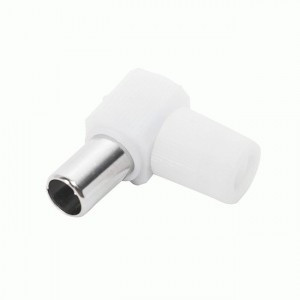 Штекер TV пласт. угл. круг. Сигнал