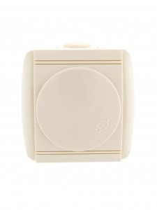 Lezard Ната роз. ОУ 1 мест. 16А крем. (земля, керамика, крышка, корпус PC) 710-0300-123