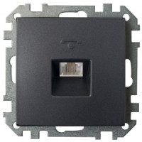 Bylectrica СТИЛЬ мех. розетки телефонной черный графит, (ТР4-037 черный графит)