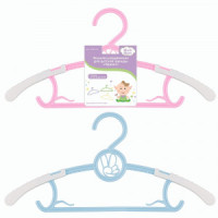 Вешалка-плечики детская раздвижная Привет р.32-42см (кратность 3!!!) пластик VL90-174