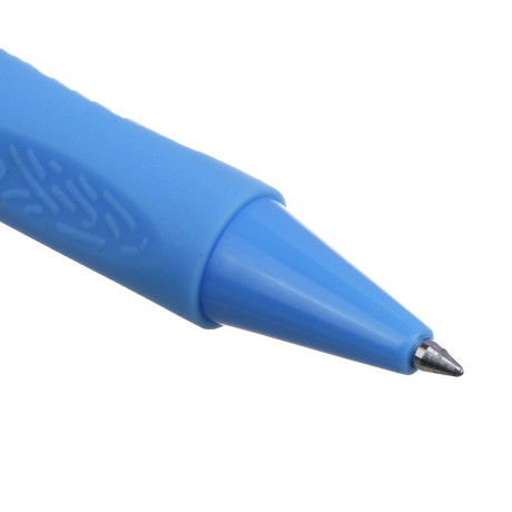 Авторучка гелевая "пиши-стирай" синяя, с кнопкой-фигуркой "Мальчиковые фигурки", 6 дизайнов