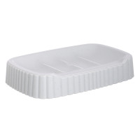 Мыльница &quot;Velvet&quot; 138х87х25 мм, светло-серый флэк