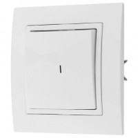 Bylectrica УЮТ выкл. СУ 1 кл. бел. (инд., пластик) C1 10-866