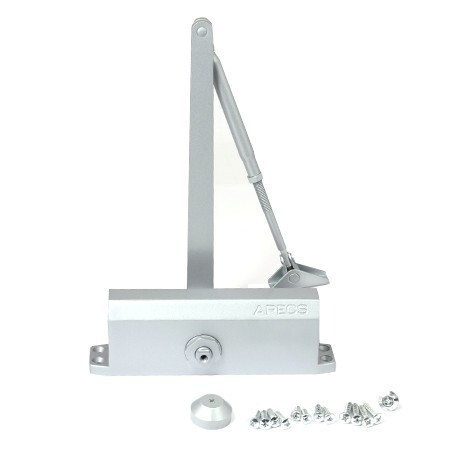 Доводчик дверной Apecs DC-20.5/120-SL серебро, без фиксации (t= -30°C)  \10