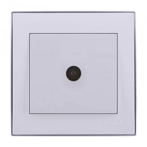 Lezard RAIN роз. TV проходная СУ 1 мест. бел. с бок. вст. хром (корпус PC) 703-0225-129