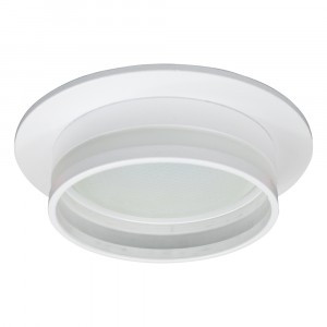 Feron св-к встр. под лампу GX53 белый круг IP20 110х110х48 DL502 LUNA 51089