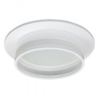 Feron св-к встр. под лампу GX53 белый круг IP20 110х110х48 DL502 LUNA 51089