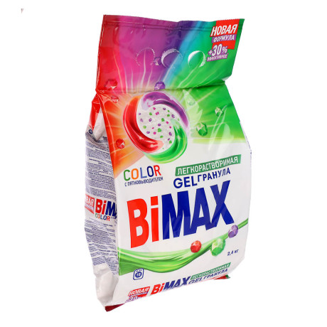 Стиральный порошок BIMAX Color /1000 пятен, Automat, п/э, 2,4кг