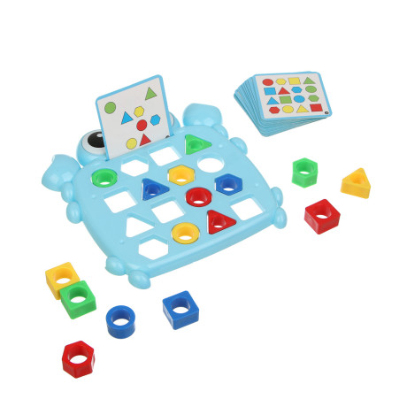 ИГРОЛЕНД Развивающая игра "Крабик-сортер", PP, 17,8х17,4х3,5см, 2 дизайна