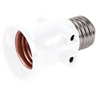 Ecola патрон-переходник с цоколя E27 на E27 с выходами на розетки &quot;жулик&quot; Белый A7A27WEAY (10