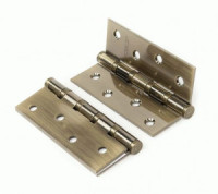 Петля под врезку PUERTO 100*75*2,5, 4 кольца, б/колп. брон. антич. IN100-4S FH AB(2шт)