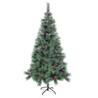 Ель-сосна с шишками 200 веток, 180 см, 26-15